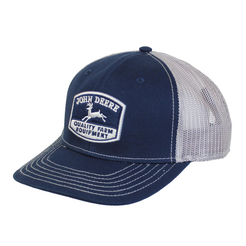 John Deere Navy Twill with Mesh Back