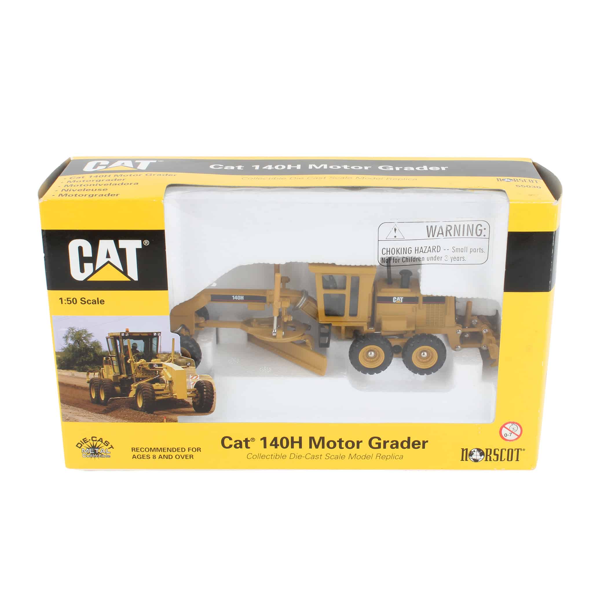 ノースコット 1/50 CAT 24H モーターグレーダー 1/50 Caterpillar 140H Motor Grader by Norscot — Outback Toys