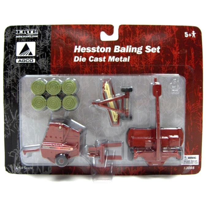 1/64 Hesston Baling & Haying Set by ERTL