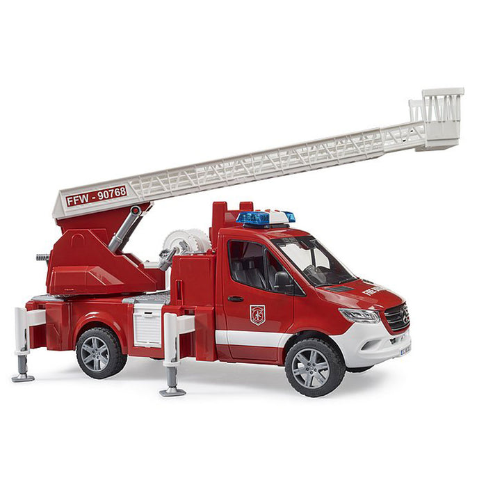 1/16 Mercedes-Benz Sprinter Fire Engine Truck with Ladder, Water Pump, & Lights & Sounds by Bruder