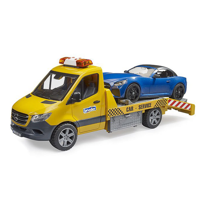 1/16 Mercedes-Benz Sprinter Autotransporter with Roadster by Bruder