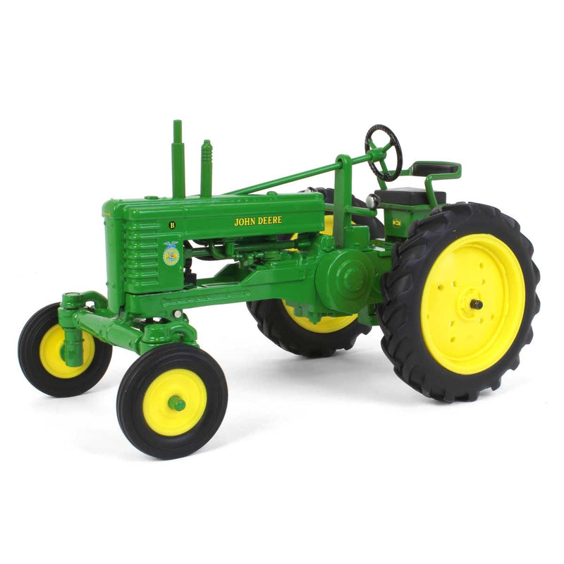 1/16 John Deere Late Model B Tractor with Wide Front & FFA Logo by ERTL