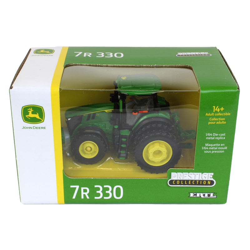 (B&D) 1/64 John Deere 7R 330 Tractor, ERTL Prestige Collection - Damaged Box