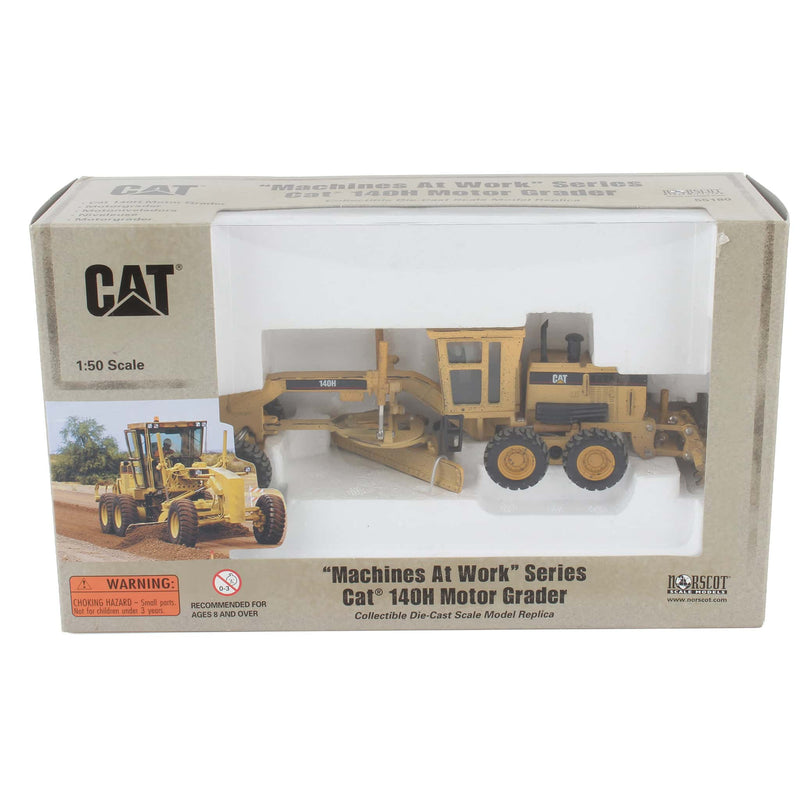 1/50 Special Edition Muddy "Machines at Work" CAT 140H Motor Grader by Norscot