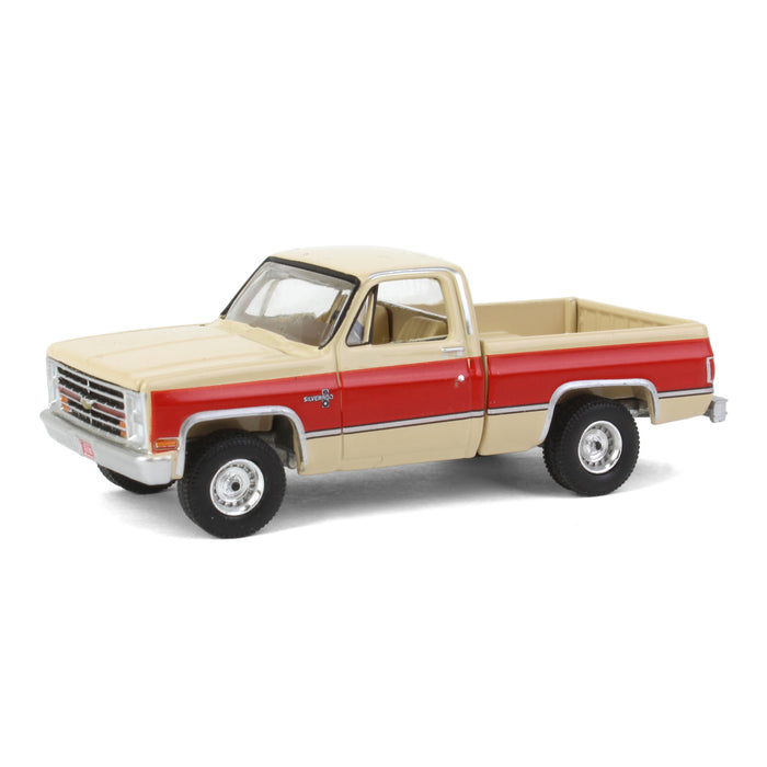 1/64 Tan & Red 1987 Chevrolet Silverado by Auto World