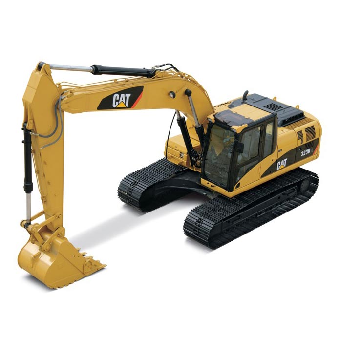 1/50 Caterpillar 323D L Hydraulic Excavator with Metal Tracks by Norscot