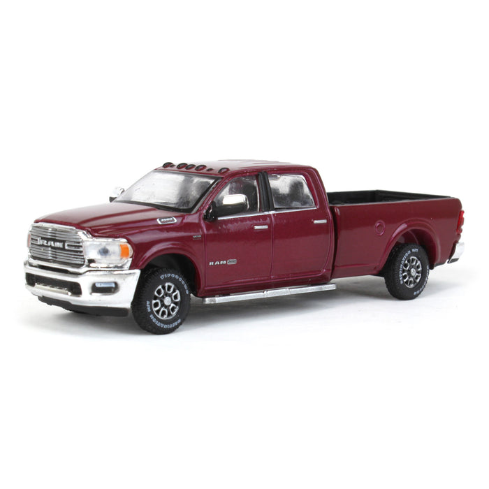 1/64 2022 RAM 3500 Limited Longhorn, Delmonico Red, Showroom Floor Series 1