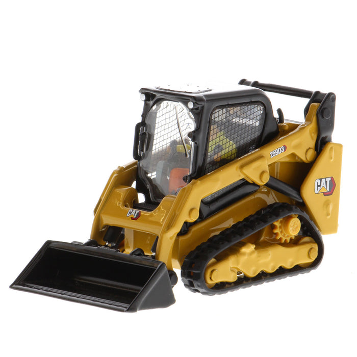 1/50 CAT 259D3 Compact Track Loader  w/ Bucket, Fork & Grapple Bucket