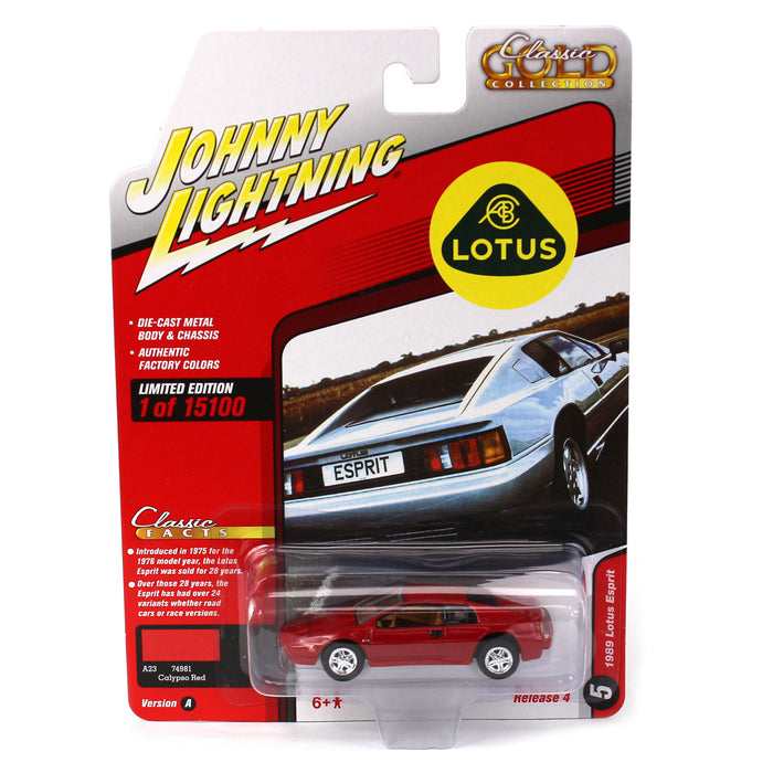 1/64 1989 Lotus Espirit (Red), Classic Gold 2021 Release 4A
