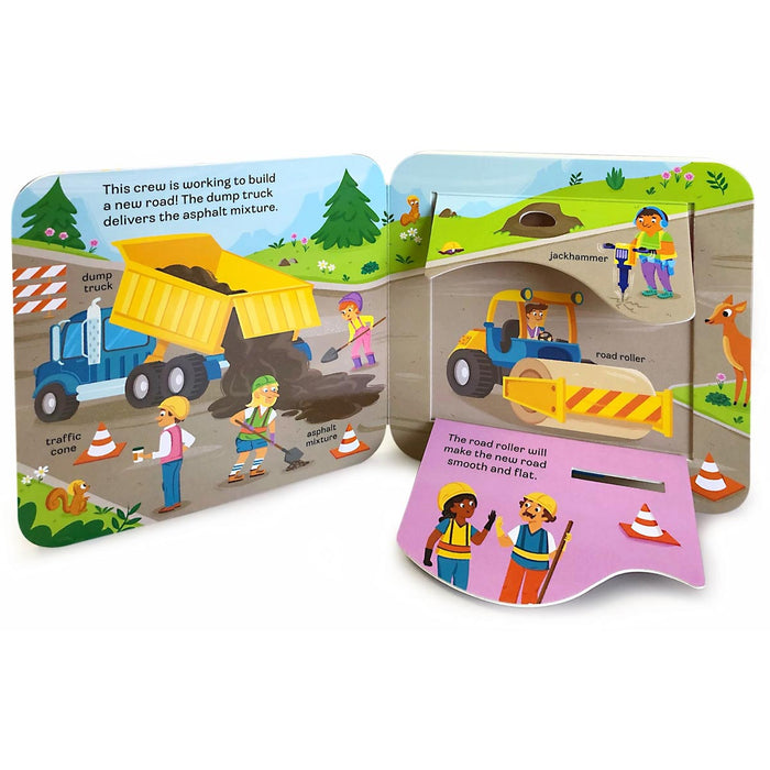 Dig! Under Construction Peek-a-Flap Board Book