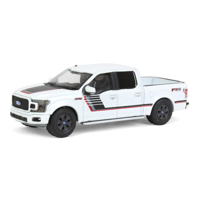 1/64 2018 Ford F-150 Lariat FX4 Special Edition, White, All-Terrain Series 14