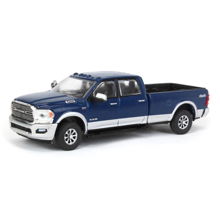 1/64 2022 RAM Laramie 4x4, Patriot Blue & Silver, All-Terrain Series 14