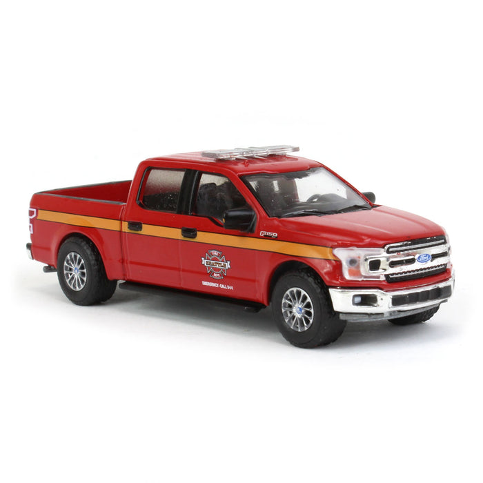 1/64 2018 Ford F-150 Supercrew, Seattle Fire Dept. Station 19 TV Series, Hollywood Series 36