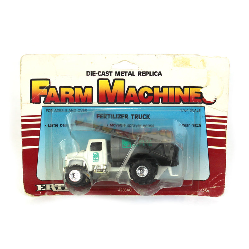 1/64 Liquid Fertilizer Truck with White Cab by ERTL, Alpine