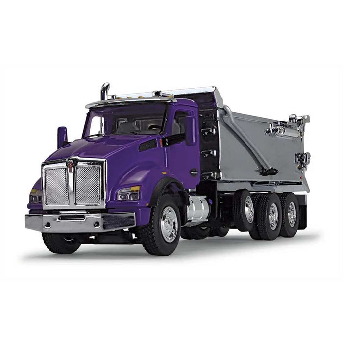 1/64 Purple Chrome Kenworth T880 Rogue Dump, DCP by First Gear