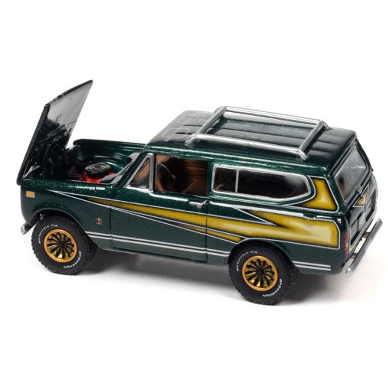 1/64 1979 International Scout by Johnny Lightning, Emerald Green, Midas Edition