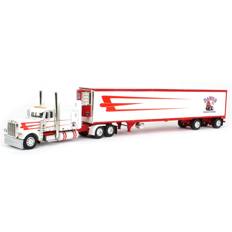 1/64 Peterbilt 389 w/ Utility Ribbed Spread-Axle Reefer, Dawes Contract Carriage, DCP by First Gear