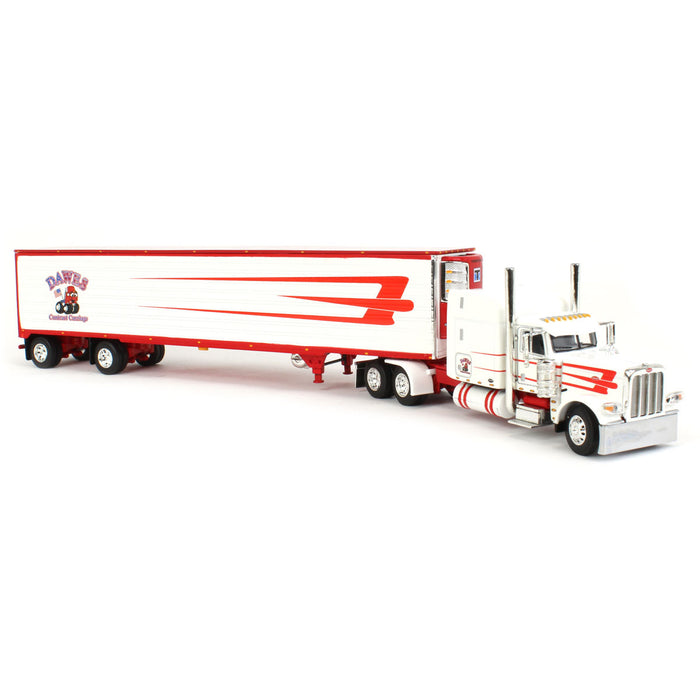 1/64 Peterbilt 389 w/ Utility Ribbed Spread-Axle Reefer, Dawes Contract Carriage, DCP by First Gear