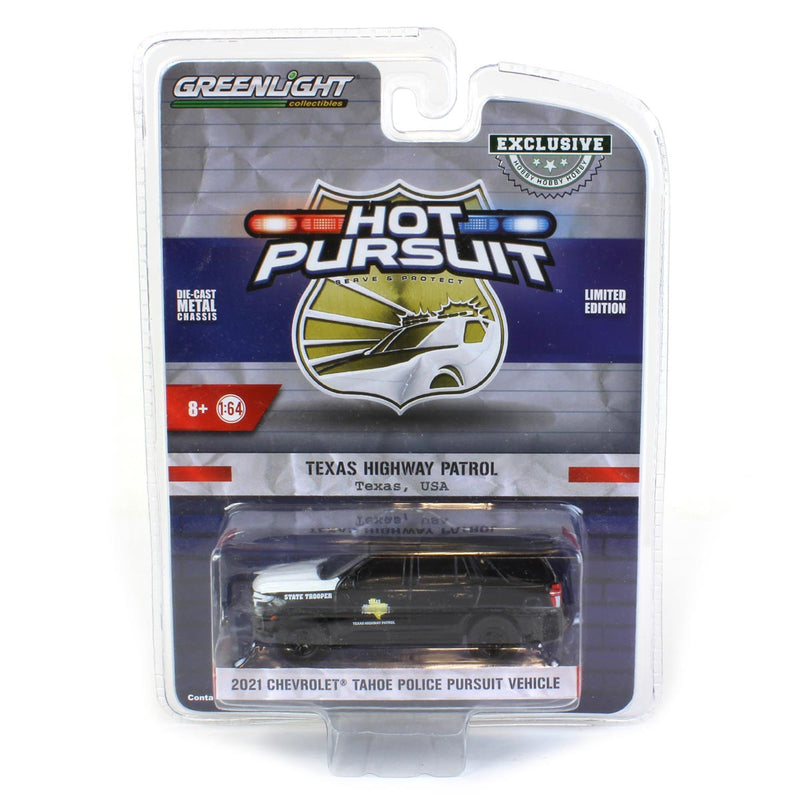 1/64 2021 Chevrolet Tahoe Police Pursuit Vehicle, Texas Highway Patrol
