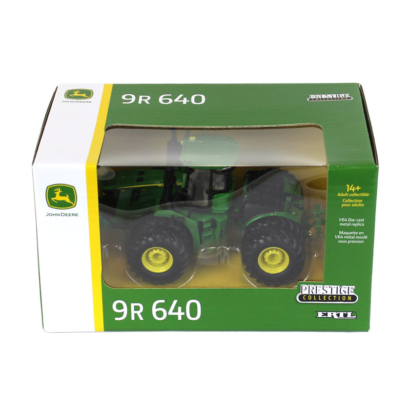 1/64 John Deere 9R 640 Tractor with Front & Rear Duals, ERTL Prestige Collection