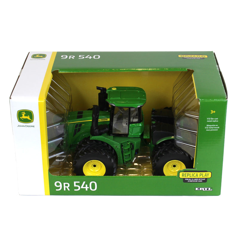 1/32 John Deere 9R 540 Tractor with Front Duals & Rear Duals by ERTL
