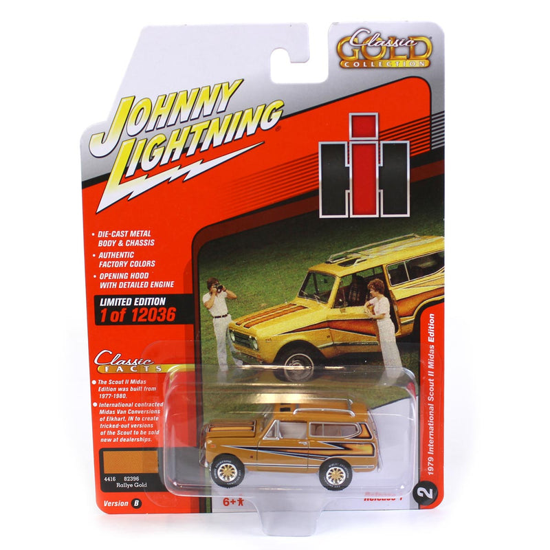 Chase Unit ~ 1/64 1979 International Scout, Rallye Gold, Midas Edition