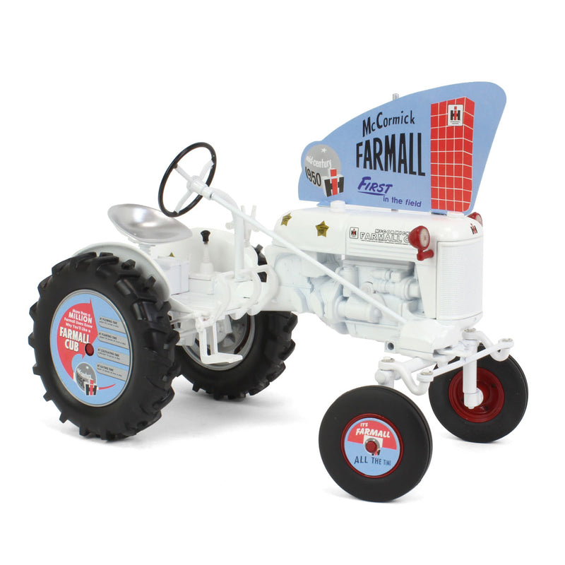 (B&D) 1/16 IH Farmall Cub White Demonstrator Tractor by SpecCast - Damaged Item