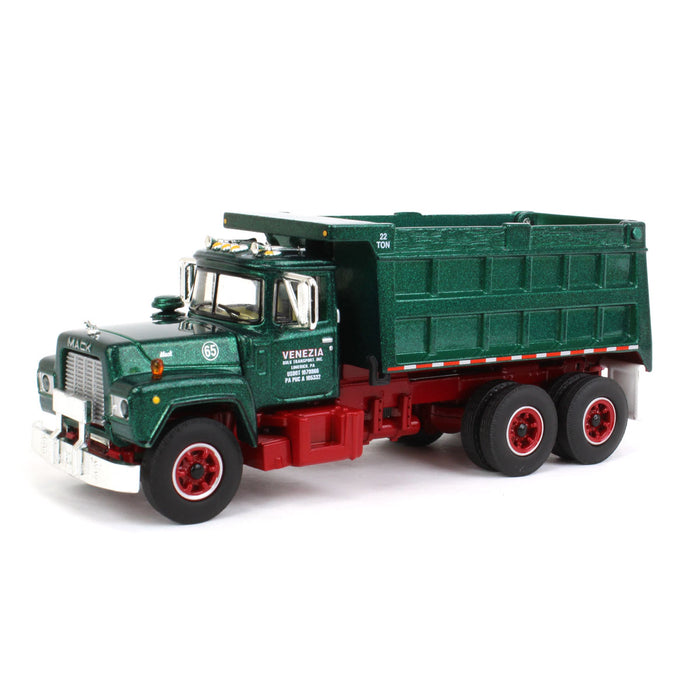 1/64 Mack R Dump Truck, Venezia Bulk Transport, DCP by First Gear