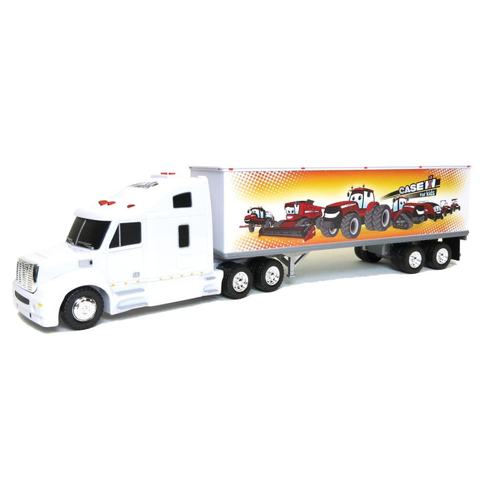 (B&D) 1/28 Case IH for Kids Plastic Semi with Lights & Sounds by First Gear - Damaged Item