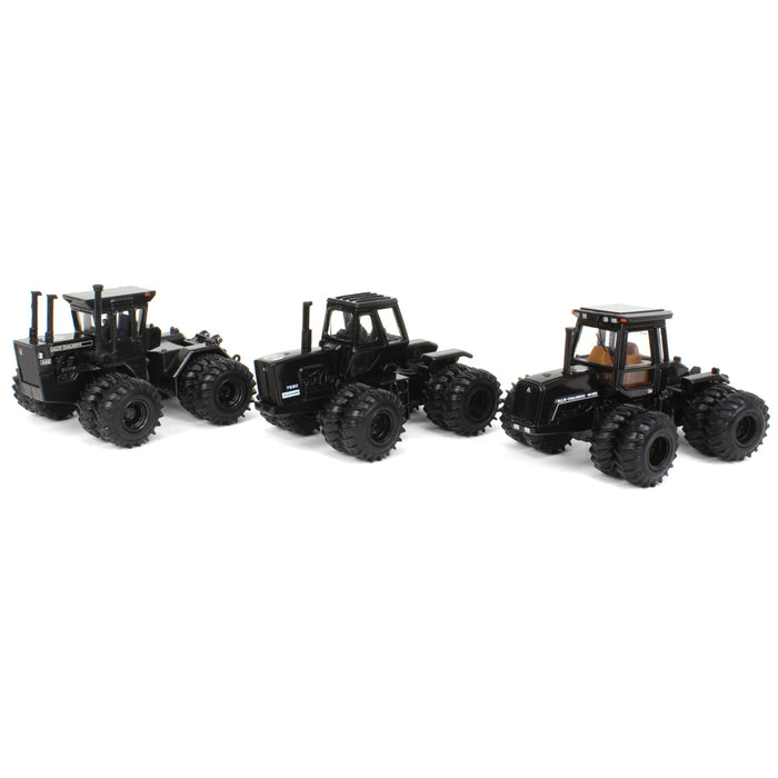 Black Metallic Chase Units ~ 1/64 Allis Chalmers 4WD 50th Anniv. 3 Piece Set w/ 440, 7580 & 4W-220