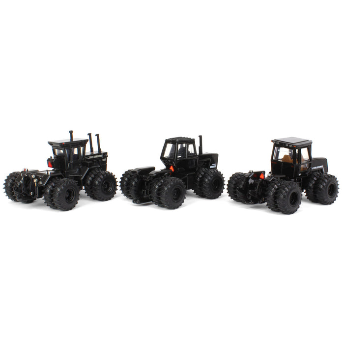 Black Metallic Chase Units ~ 1/64 Allis Chalmers 4WD 50th Anniv. 3 Piece Set w/ 440, 7580 & 4W-220