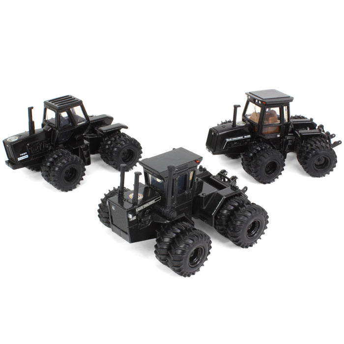 Black Metallic Chase Units ~ 1/64 Allis Chalmers 4WD 50th Anniv. 3 Piece Set w/ 440, 7580 & 4W-220