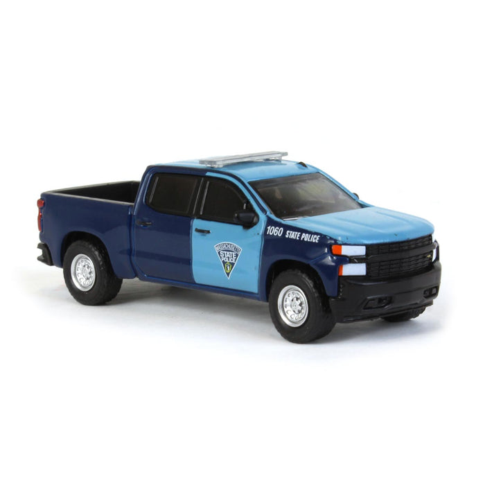 1/64 2021 Chevrolet Silverado, Massachusetts State Police, Hot Pursuit Series 42