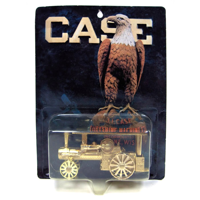 (B&D) Gold Version ~ 1/64 JI Case Steam Engine with Canopy - Pack Damage