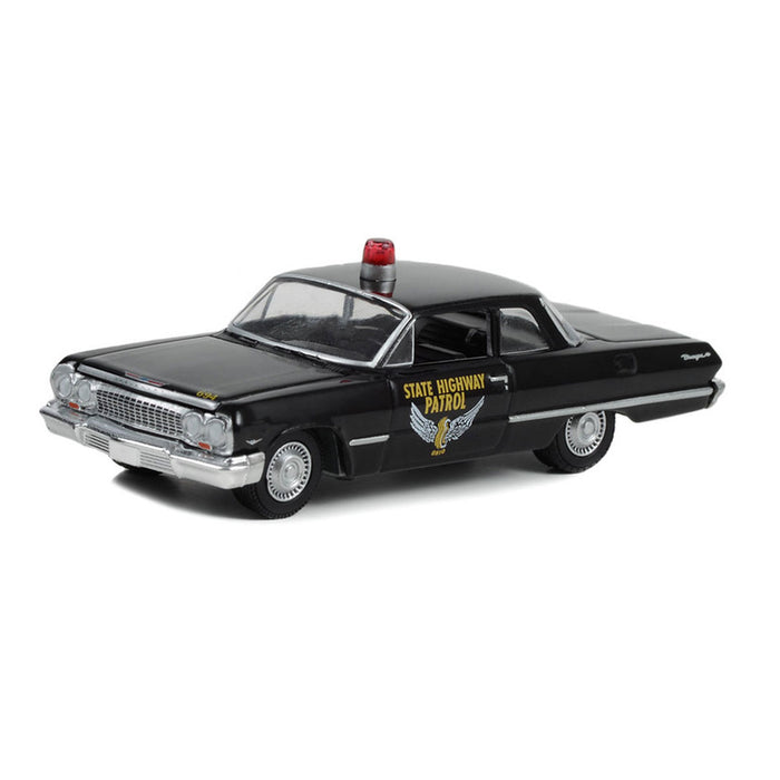 1/64 1963 Chevrolet Biscayne, Ohio State HWY Patrol, Hot Pursuit Series 43