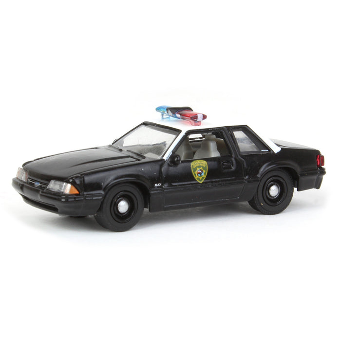 1/64 1990 Ford Mustang SSP, Wyoming Hwy Patrol, Hot Pursuit 43