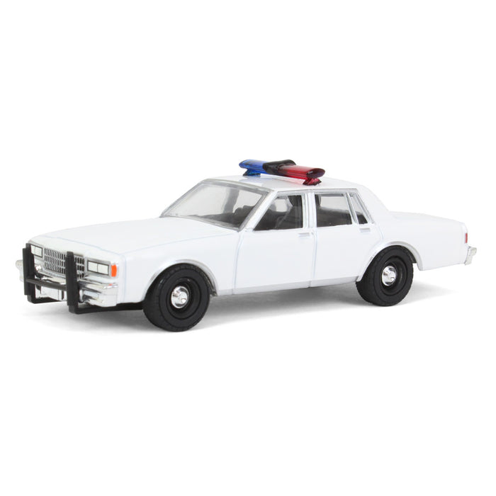 1/64 1980-90 Chevrolet Caprice, Blank White with Light Bar & Grill Guard, Hot Pursuit
