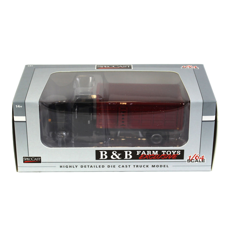 (B&D) 1/64 1982 International S1954 Grain Truck with Black Cab by SpecCast - Damaged Box