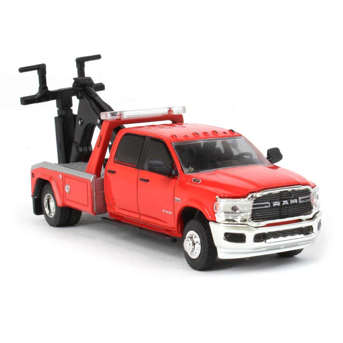 1/64 2022 RAM 3500 Wrecker, Flame Red, Dually Drivers Series 11