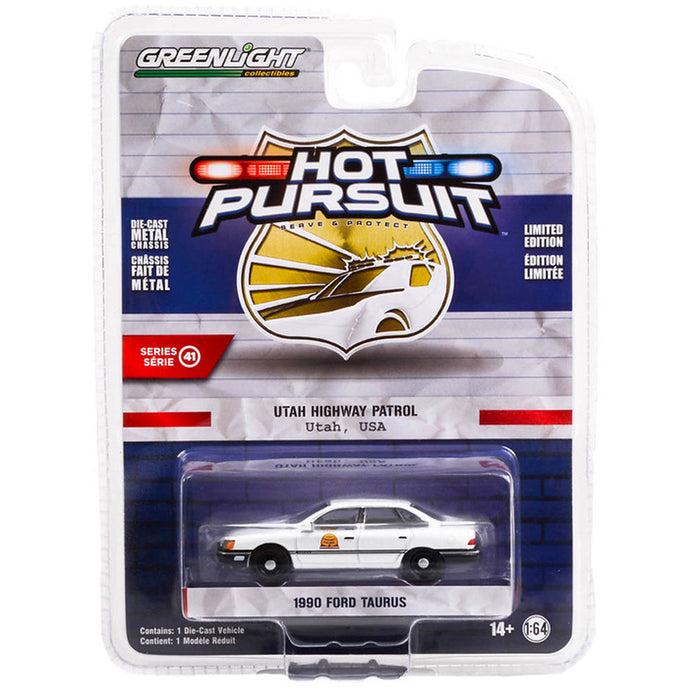 1/64 1990 Ford Taurus Utah Highway Patrol, Hot Pursuit Series 41