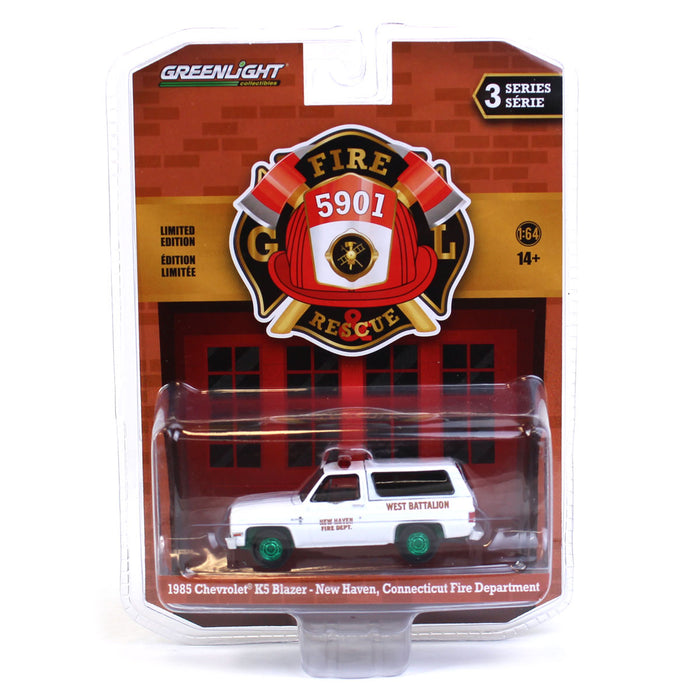 1/64 1985 Chevrolet K5 Blazer, New Haven Fire, CT, Fire & Rescue Series 3--CHASE UNIT