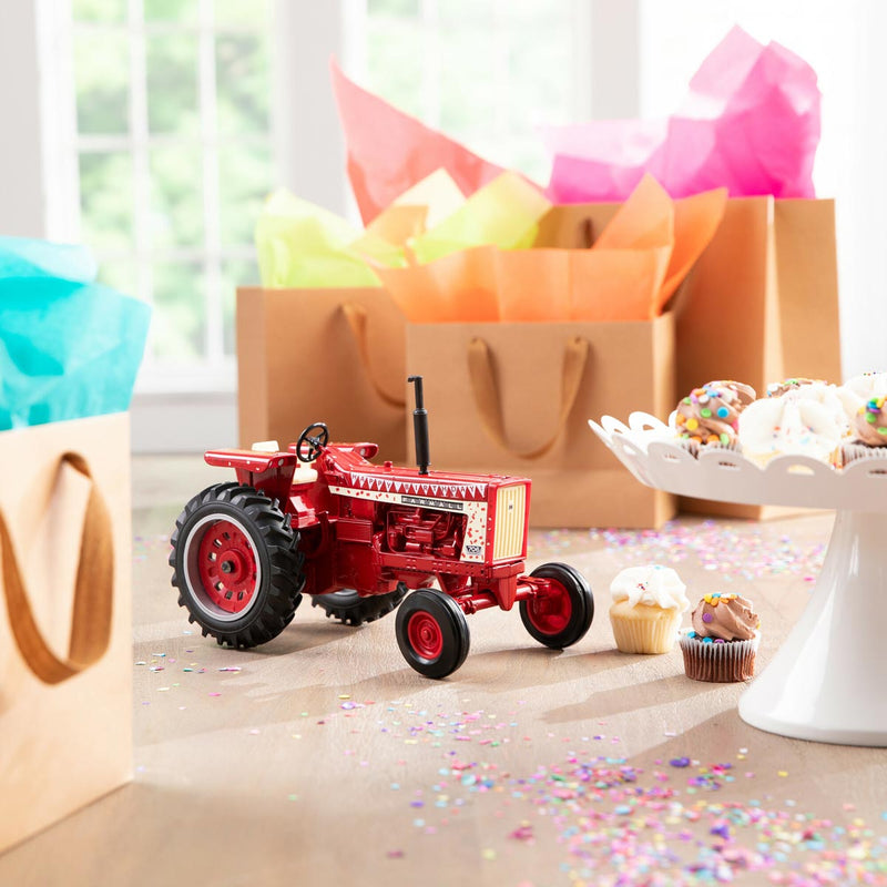 (B&D) 1/16 IH Farmall 706 Tractor with "Happy Birthday" Graphics by ERTL - Damaged Box