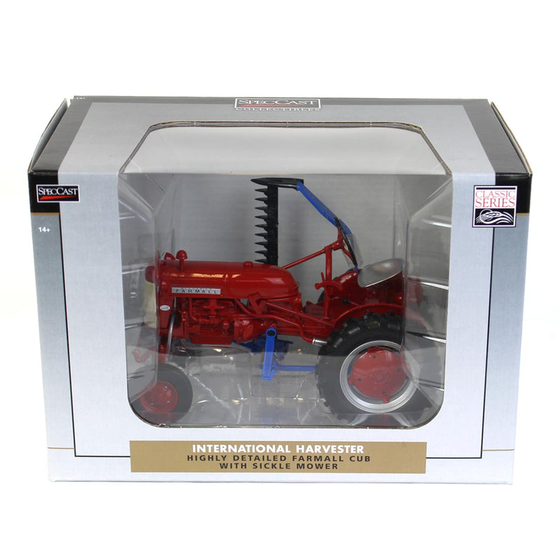 1/16 High Detail International Harvester Farmall Cub Tractor with Sickle Mower in High Detail by SpecCast