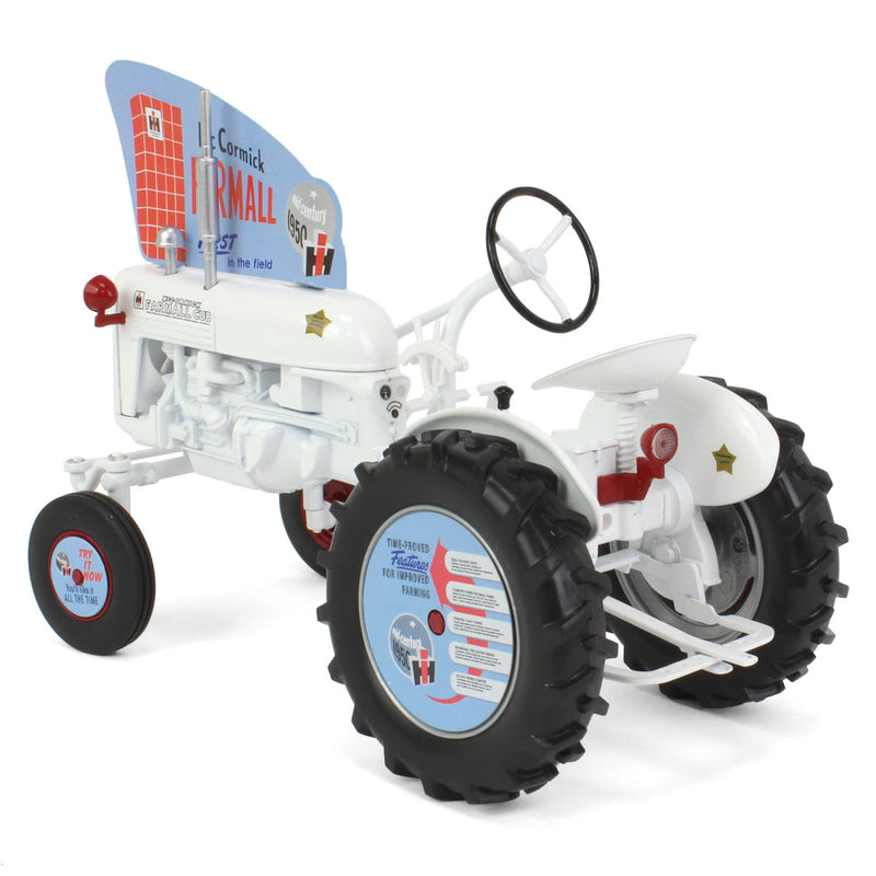 (B&D) 1/16 IH Farmall Cub White Demonstrator Tractor by SpecCast - Damaged Item