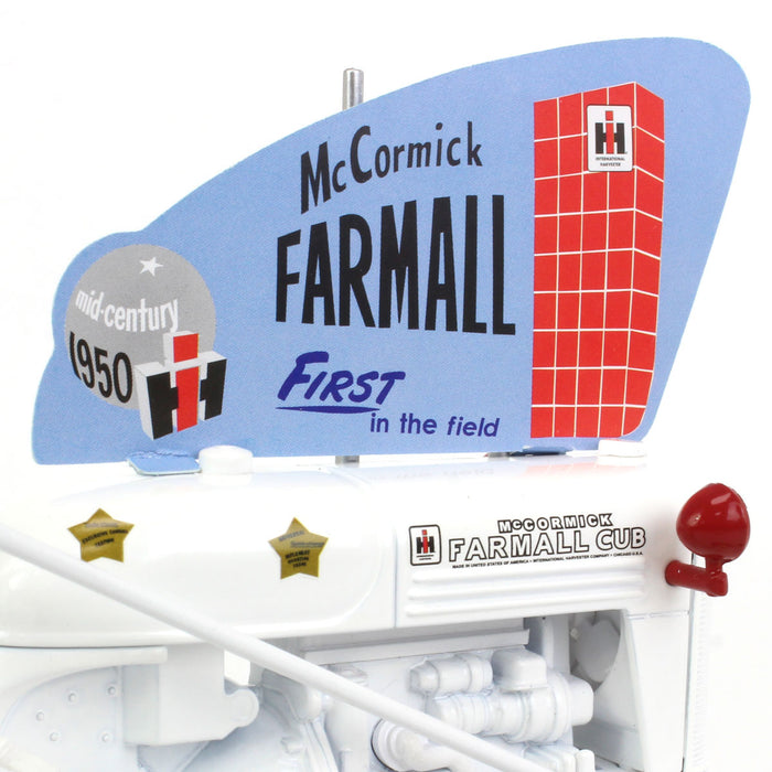 1/16 High Detail International Harvester Farmall Cub White Demonstrator by SpecCast