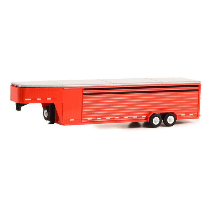 1/64 26ft Continuous Gooseneck Trailer, Red, Hitch & Tow Trailers