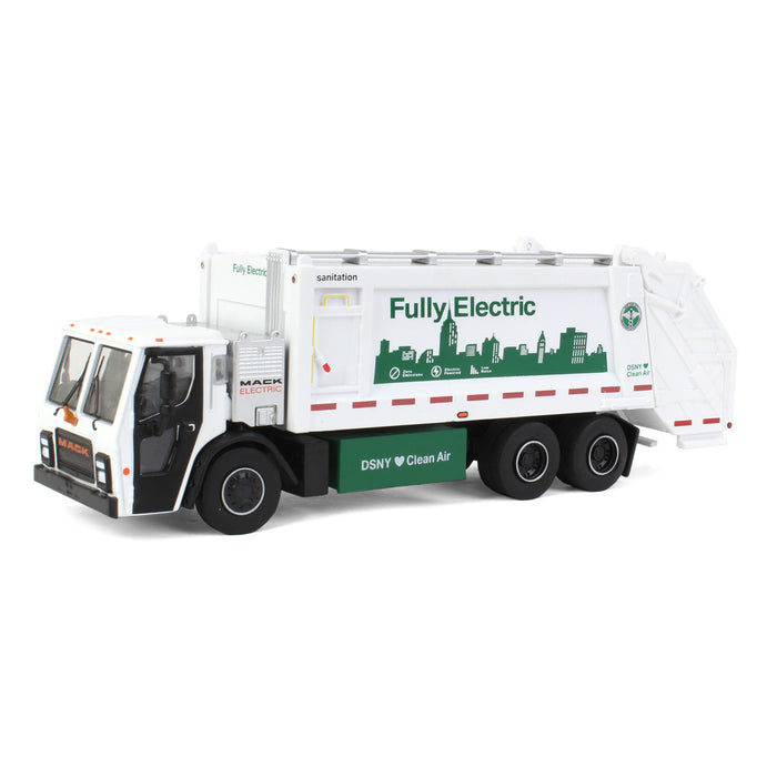 1/64 2021 Mack LR Electric Rear Loader Refuse Truck, DSNY, SD Trucks Series 17