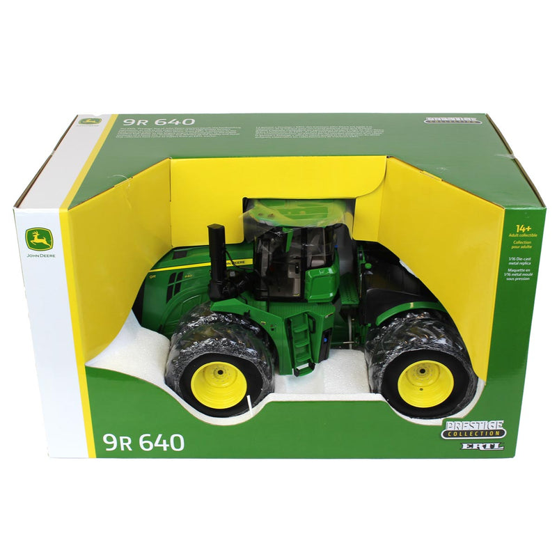 1/16 John Deere 9R 640 Tractor with Front & Rear Duals, ERTL Prestige Collection