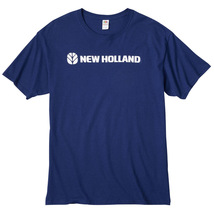New Holland Logo Blue Short Sleeve T-Shirt