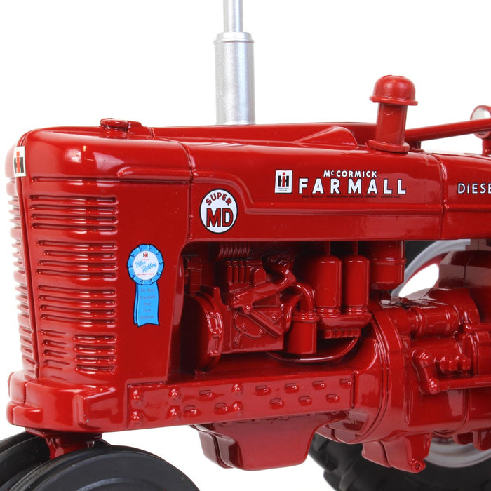 1/16 IH Farmall Super MD Diesel Narrow Front with Blue Ribbon Decal, ERTL Prestige Collection